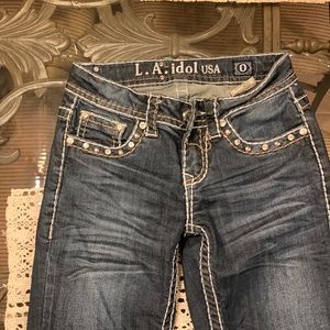 LA Idol Jeans Size 0  W26 L34 Like new